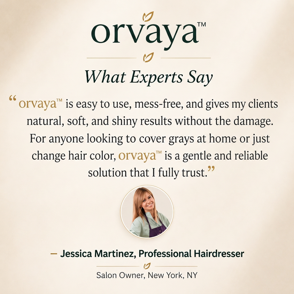 Professional stylist review of orvaya Instant Dye Shampoo